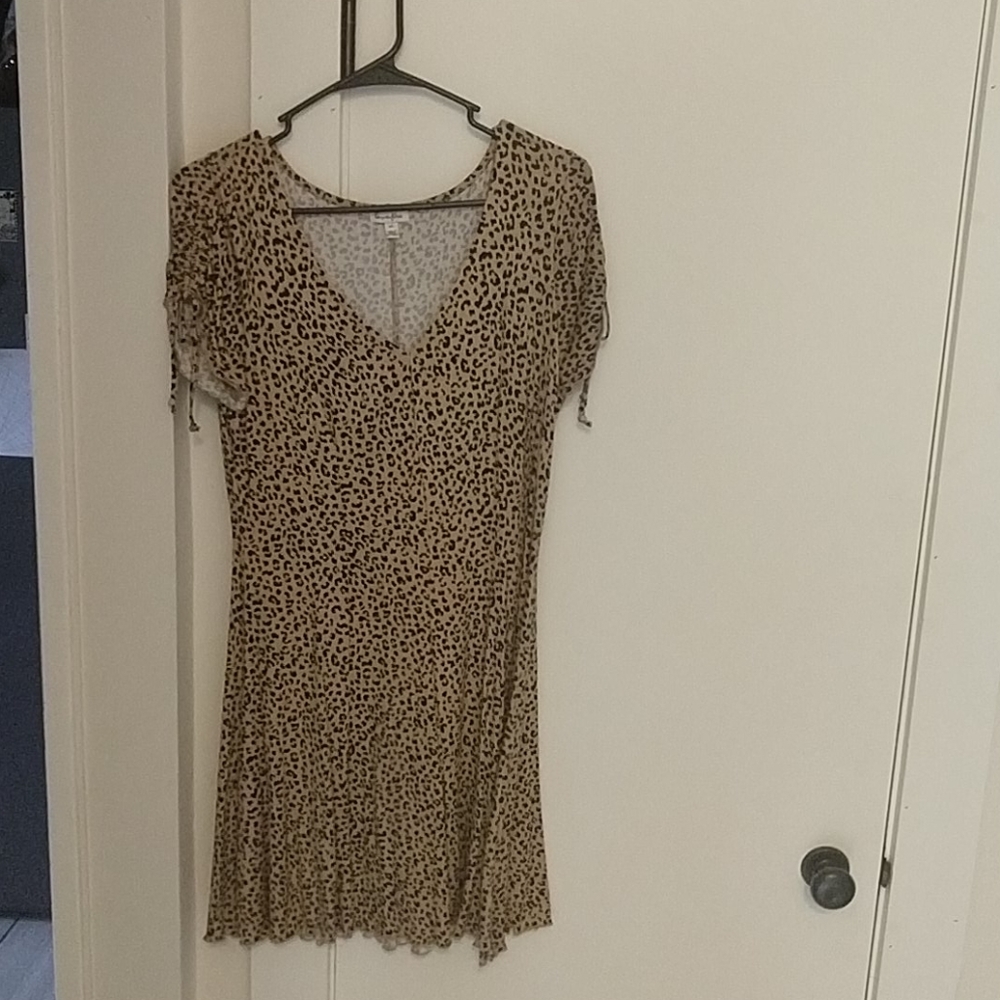 Cheetah print dress